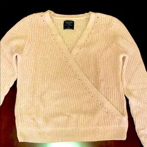 Baby Pink V-Neck Sweater